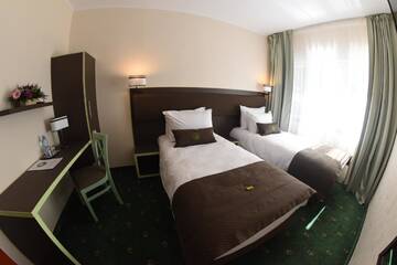 Фото номера Двухместный номер с 1 кроватью или 2 отдельными кроватями Отель Hotel Fantanita Haiducului г. Bradu 3